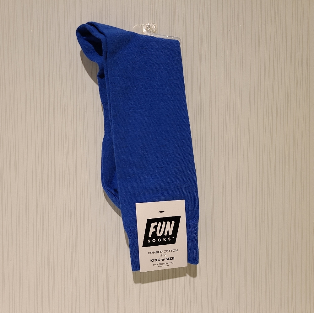 Fun Socks Combed Cotton 13 to 16 King Size Socks New Big & Tall